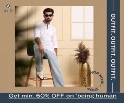 Ajio Get min. 60% OFF on 'being human'