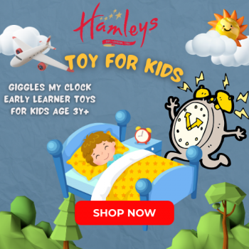 Hamleys-Giggles My Clock Early Learner Toys for Kids age 3Y+