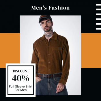 Style Upgrade: Up to 40% Off on Full Sleeve Shirts for Men