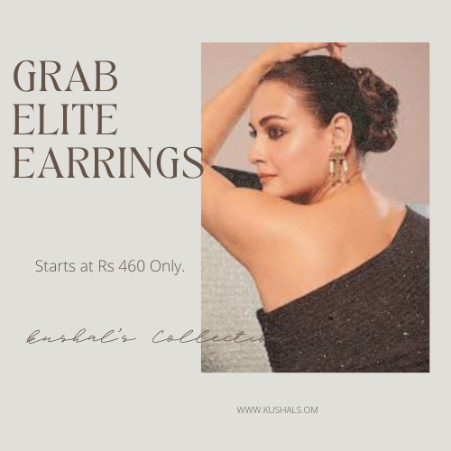 Elite Earrings from โน460 only at Kushal's. Shop now