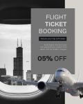 Enjoy up to 5% discount on all flights- offer available daily