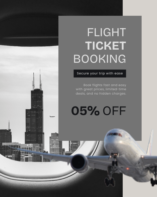Enjoy up to 5% discount on all flights- offer available daily