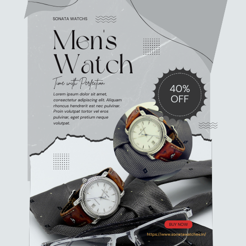 Sonata Watches- Get upto 40% off men's watches