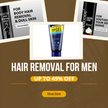 get Upto 49% Off on Hair Removal Product For Men