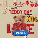 Hamleys- Happy Teddy Day Get Upto 80% OFF Only (10th feb)