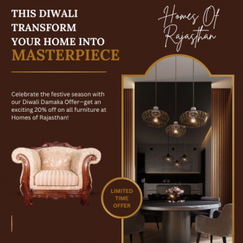 Homes Of Rajasthan Diwali Damaka Flat 20% OFF