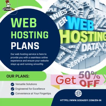 GoDaddy Grab 50% OFF On Web Hosting Plans