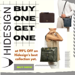 Hidesign : Buy 1 Get 1 at 99% OFF Don’t Miss!