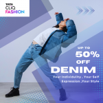 Tata CLiQ Festival Sale – Grab 30–50% OFF on Denim Styles!