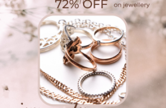 72% OFF ON JEWELLERY