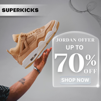 Superkicks- Coupon Code: Get Up To 70% OFF On Jordan Shoes