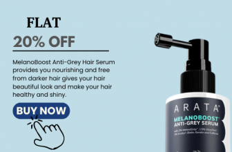 Arata-Flat 20% Off on melanoboost Anti-grey serum