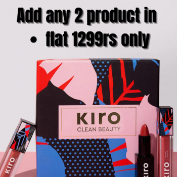 Kiro Beauty Add any 2 products at just ₹ 1299 + Free Eye Patch