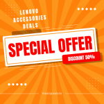 Lenovo Accessories Offer- Upto 50% Off