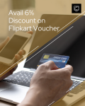 Cred-Avail 6% Discount on Flipkart Voucher