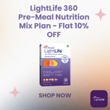 Enjoy healthy and fit body with LightLife Pre-Meal Nutrition Mix Plan with Flat 10% OFF