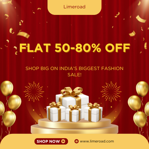 Limeroad - Shop big on india's biggest fashion sale! Flat 50-80% off