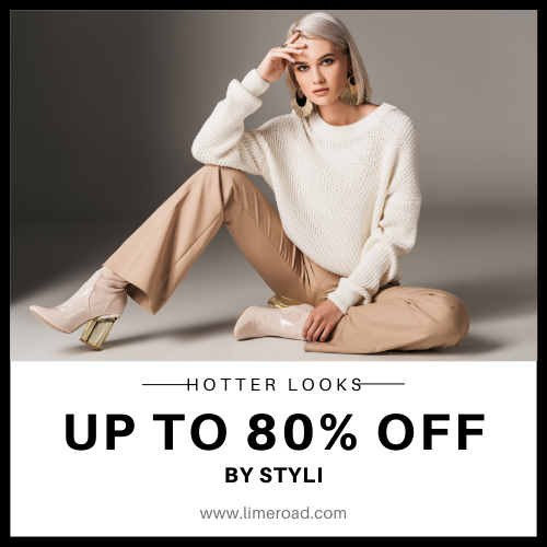 Limeroad - Upto 80% off on Hotter Looks by Styli