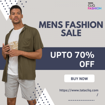 TATA CLIQ - Get up to 70% OFF on the latest Men’s Fashion Collections.