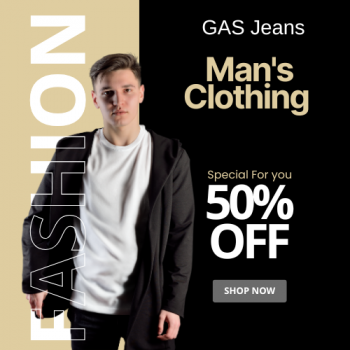 GAS Mens Clothing - Up To 50% OFF