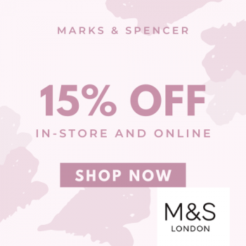 Marks & Spencer -FLAT 15% OFF seasion offer