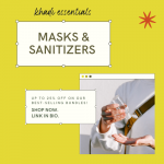 khadi essentials "Masks & Sanitizers - Up To 25% OFF"