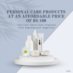 Explore our range of personal care products, all available at an affordable price of just Rs 100. From skincare essentials to hair care must-haves