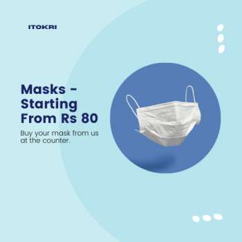 Masks - Starting From Rs 80
