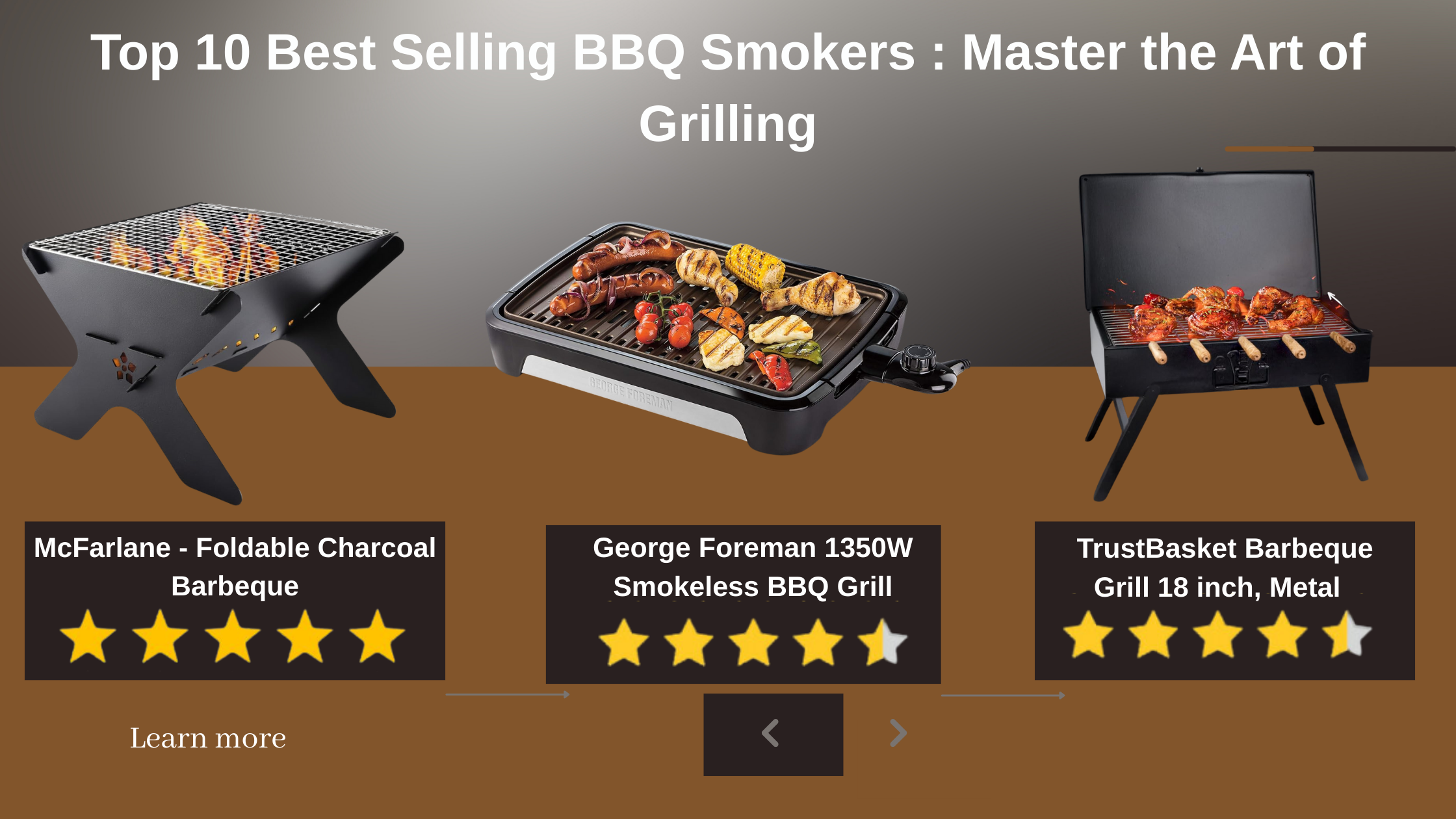 Top 10 Best Selling BBQ Smokers