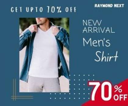 My Raymond- Get Up To 70% OFF On Men's Shirts