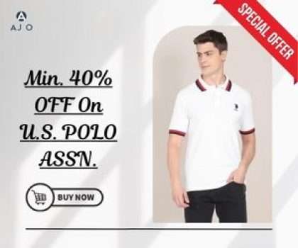 Ajio Min. 40% OFF On U.S. POLO ASSN.