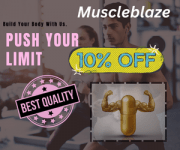 Muscleblaze Extra 10% Off On Gym Items