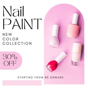 Insight Cosmetics-Nail paints 30 %OFF