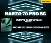 Narzo 70 Pro 5G | Save up to Rs 4299 | bank offers | receive complimentary gifts with realme coupon code