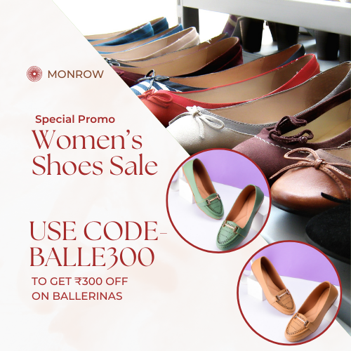 have ₹300 off on Ballerinas