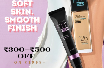 Maybelline New York - Enjoy flat ₹300–₹500 OFF on orders above ₹1999