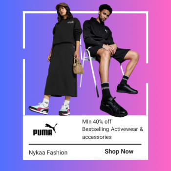 Nykaa Fashion Get Min. 40% off on Puma Bestselling Activewear