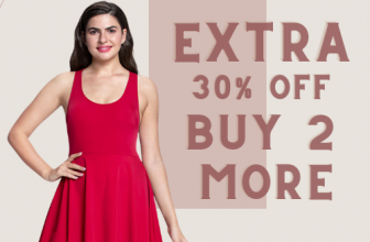 Extra 30% off Buy 2 More.