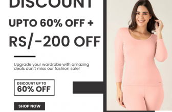 Discount upto 60% + Rs/-200 off.