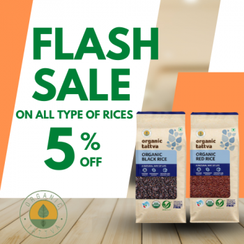 Organic Tattva Coupon Codes – Flat 5% Off on Rice