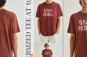 BANANA CLUB Terracotta Oversized T-shirt at Just ₹ 999