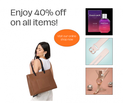 fastrack-Enjoy Up To 40% Off + 10% Off At Fastrack