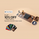 10% OFF  Enjoy 10% OFF On Payments Via HDFC Bank Cards