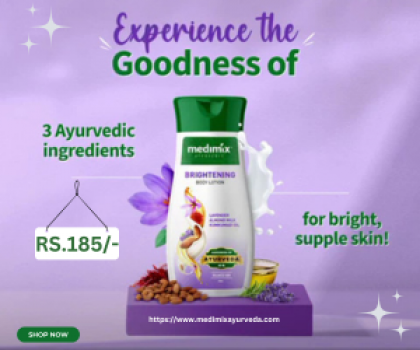 Medimix Ayurveda Body lotion- starting At just RS.185/-