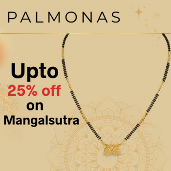 Save Big: Flat 25% Off on Mangalsutras at Palmonas