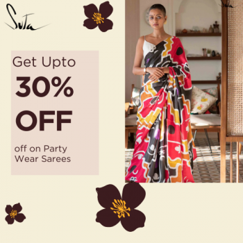 Suta- Party Wear Sarees – Save 30% on Elegant Styles