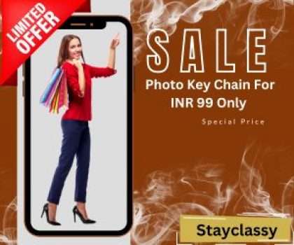 stayclassy Get A Customized Photo Key Chain For INR 99 Only