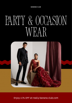 Banana club Party & Occasion Wear Coupon Code – Flat 60% OFF on Stylish Outfits