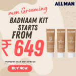 All Man coupon code - Glow Up with the Badnaam Kit – Now Only ₹649!