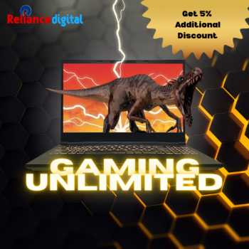 Gaming Laptops Get 5% Additional Discount